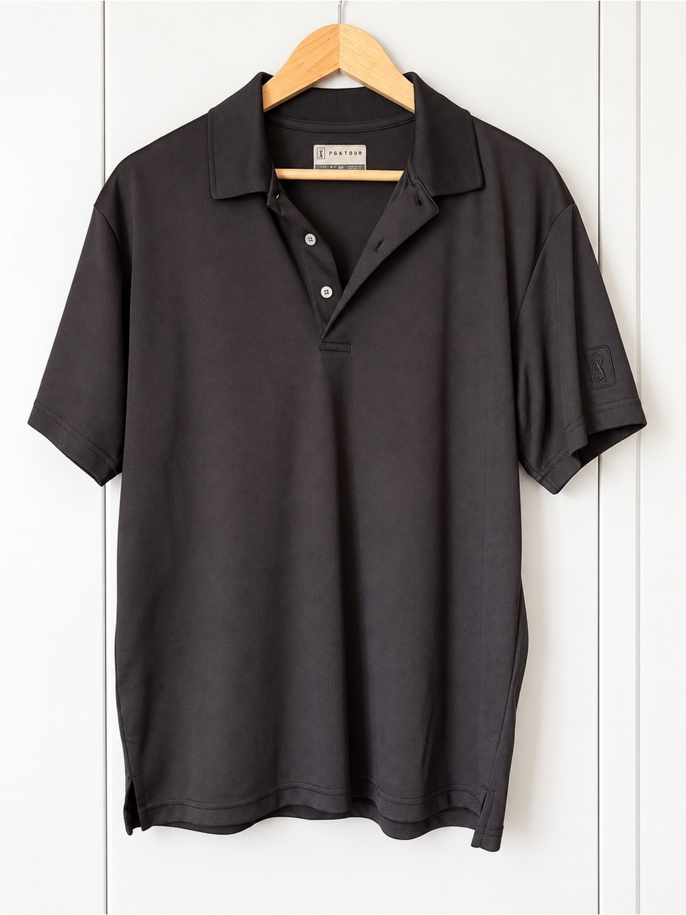 PGA TOUR Men’s Performance Golf Polo Black Size M (NWOT)